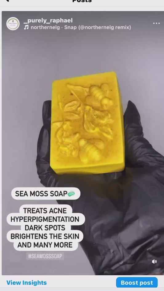 Sea moss soap